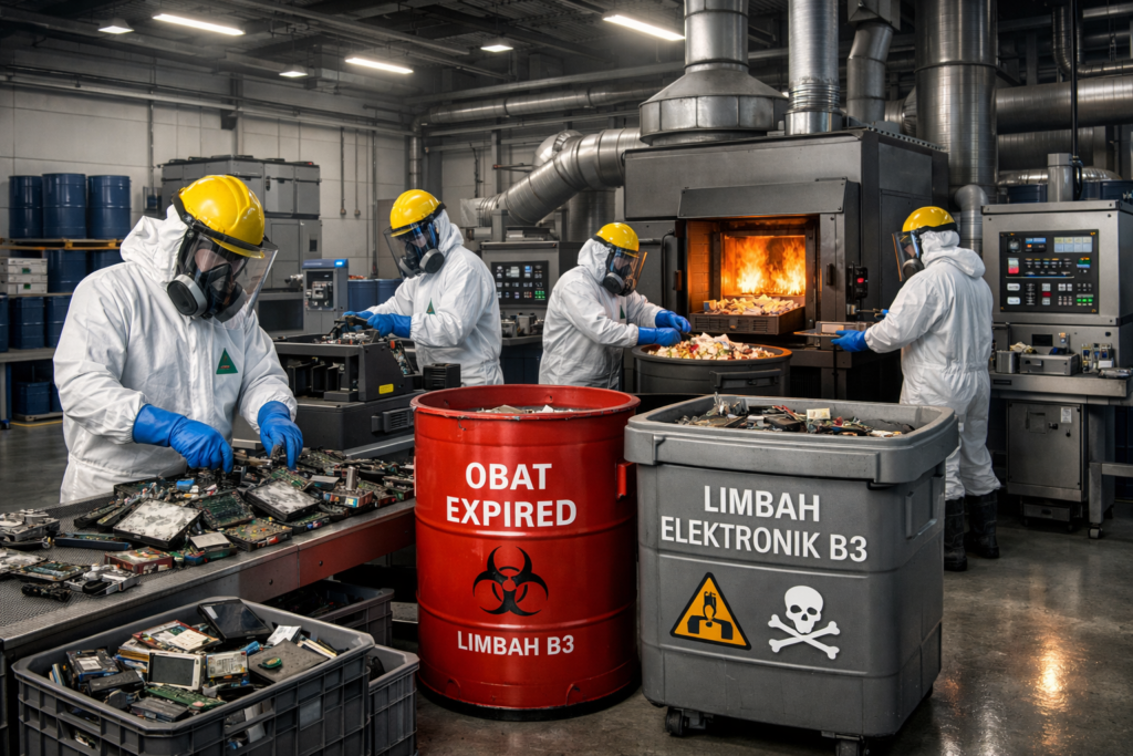Jasa Pengolahan Limbah Elektronik