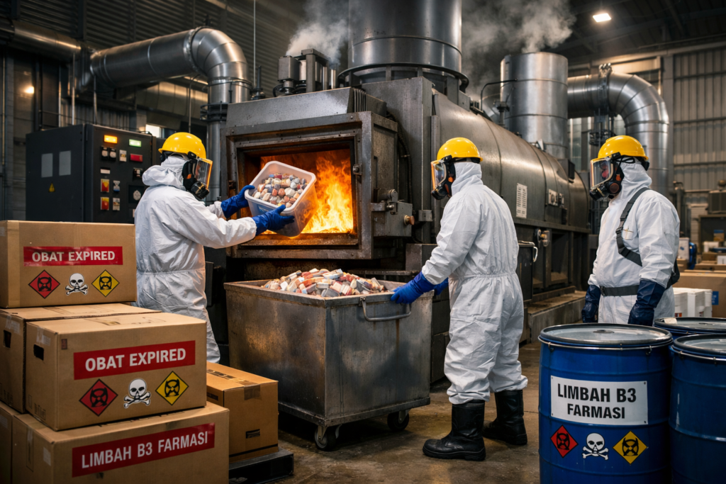 Pemusnahan Produk Obat Expired