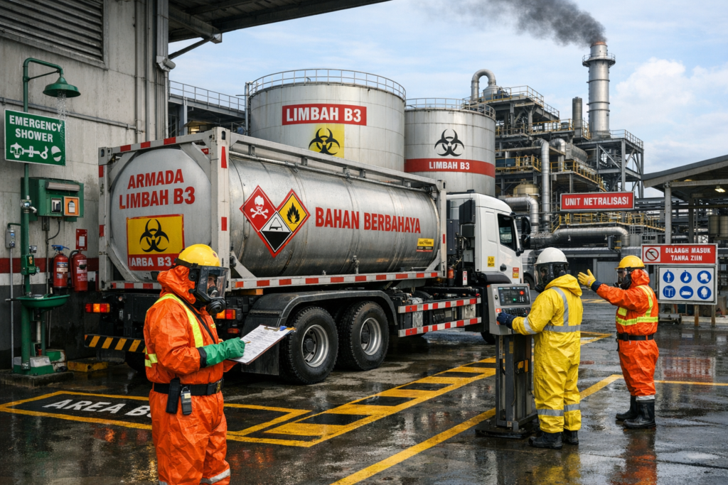 Jasa Pengolahan Limbah Industri Manufaktur